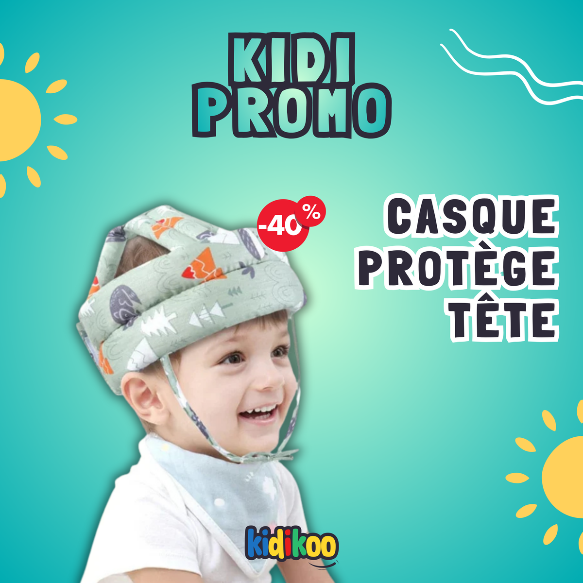 Casque Protège Tête - Kidikoo