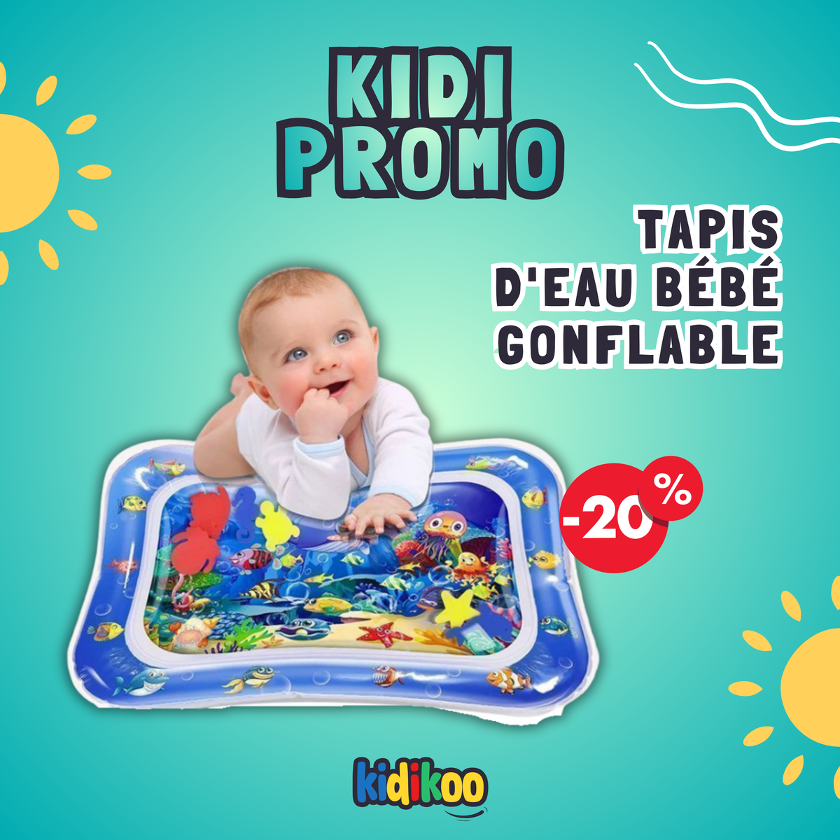 Tapis Eau Gonflable - Kidikoo