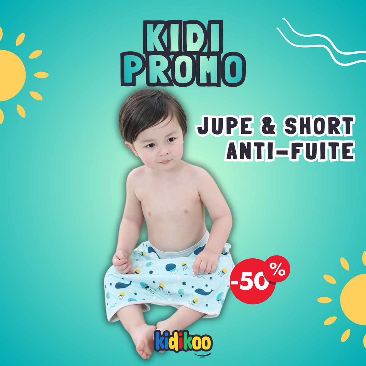 Short Jupe Apprentissage - Kidikoo